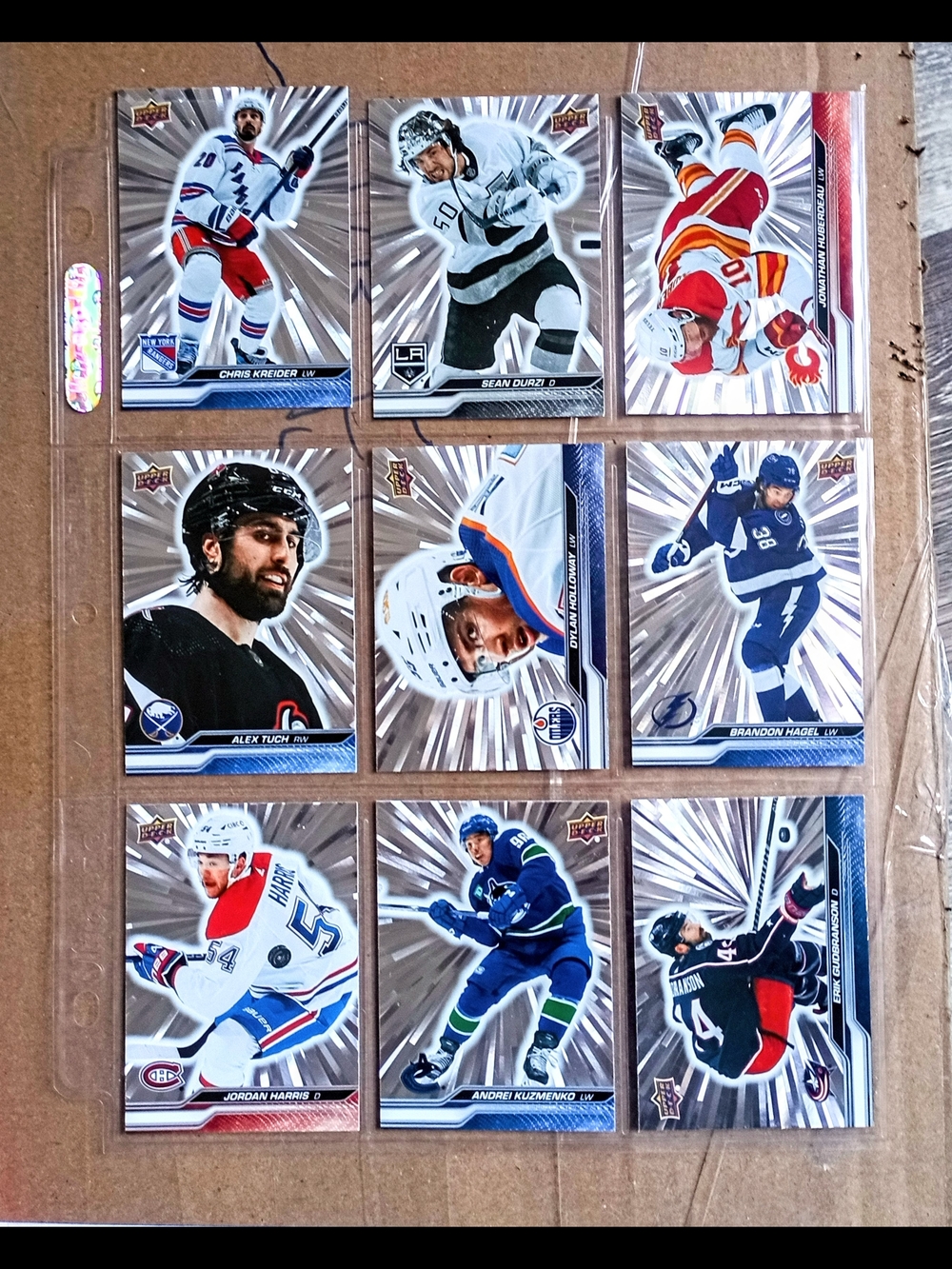 Upper Deck NHL Hockey Card Lot - Silver Outburst 💎 NM